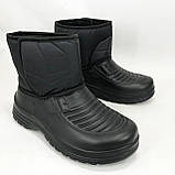 Чоботи гумові формові чоловічі 43р 27см, Чоботи гумові чоловічі комфортні для лісу KE-82, фото 2