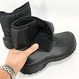 Чоботи гумові формові чоловічі 43р 27см, Чоботи гумові чоловічі комфортні для лісу KE-82, фото 5