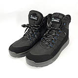 Черевики кросівки хутро 45р 29см, Кросівки осінь-зима, Теплі зручні якісні зимові черевики LS-57, фото 3