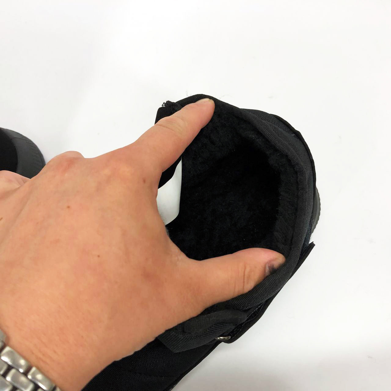 Робоче зимове взуття чоловіче 41р, Теплі зручні якісні зимові черевики, Термо кросівки непромокальні ZL-60, фото 1