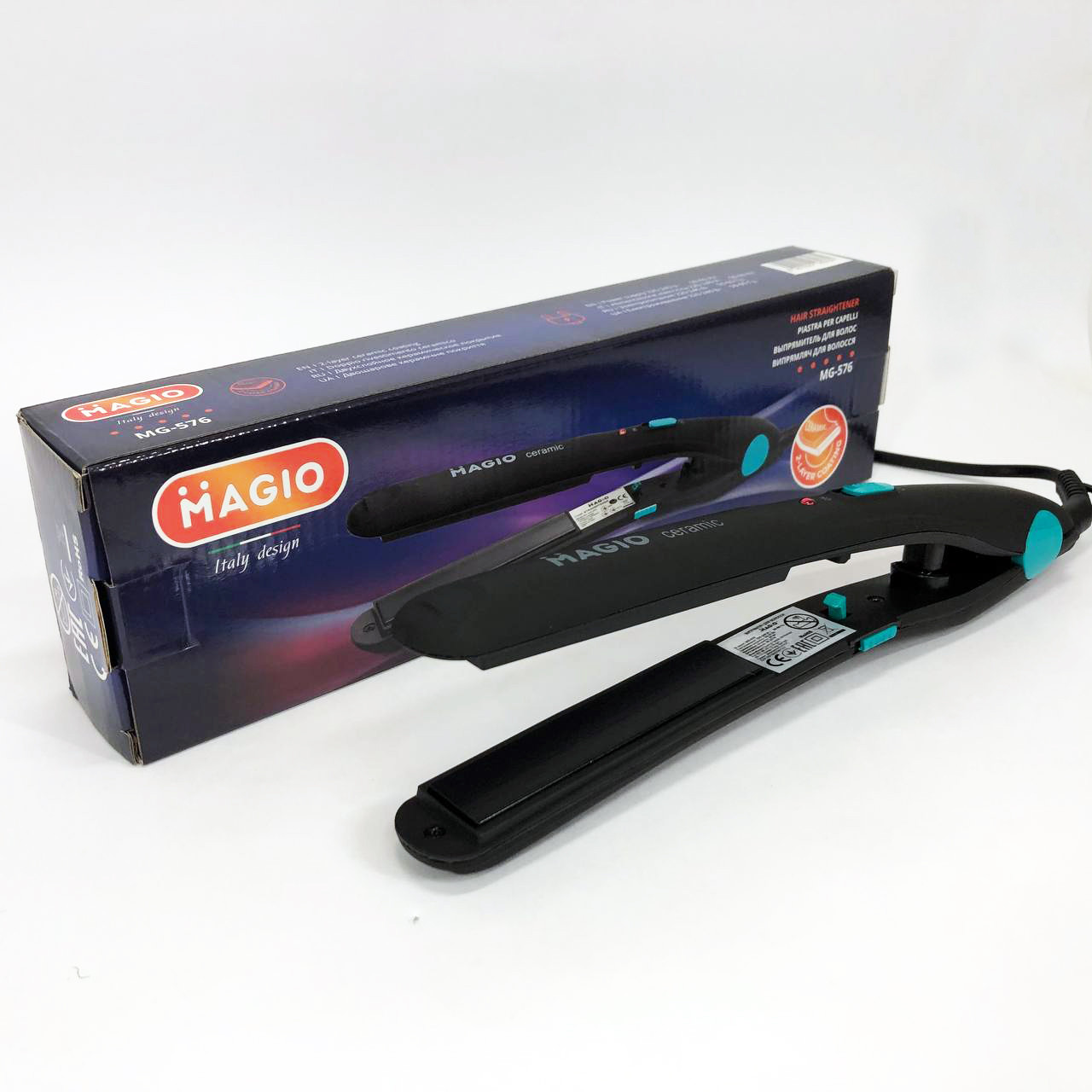 Випрямляча плойка випрямляча MAGIO, Щипці плойка для випрямлення волосся Супер професійна HM-94, фото 1