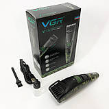 Стильна машинка для стрижки VGR-053, Профі машинка для стрижки волосся Миюча PZ-87, фото 3