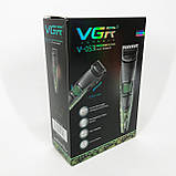 Стильна машинка для стрижки VGR-053, Профі машинка для стрижки волосся Миюча PZ-87, фото 2