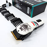 Багатофункціональна акумуляторна машинка для стрижки, Бездротова машинка для стрижки волосся HU-23, фото 10