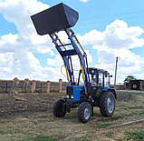 Швидкозйомний навантажувач КУН Б 1600 на трактор МТЗ-80, МТЗ-82, ЮМЗ, фото 7