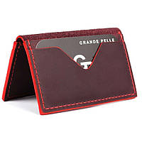 Кард-кейс Grande Pelle CardCase Cartolina 303161 бордо