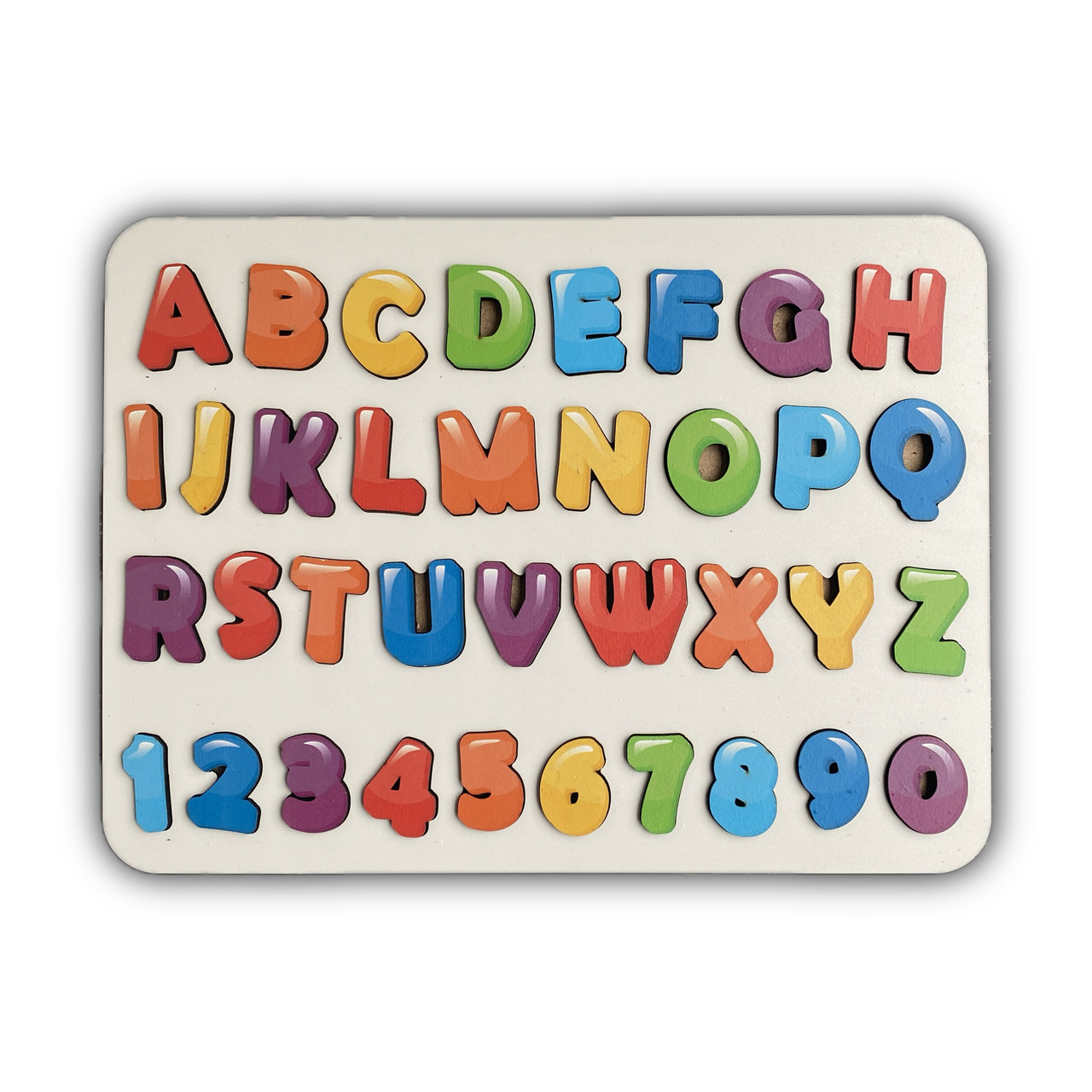 "Англійська Абетка", дерев'яна іграшка-сортер, розвиваючі конструктори і пазли, фото 1