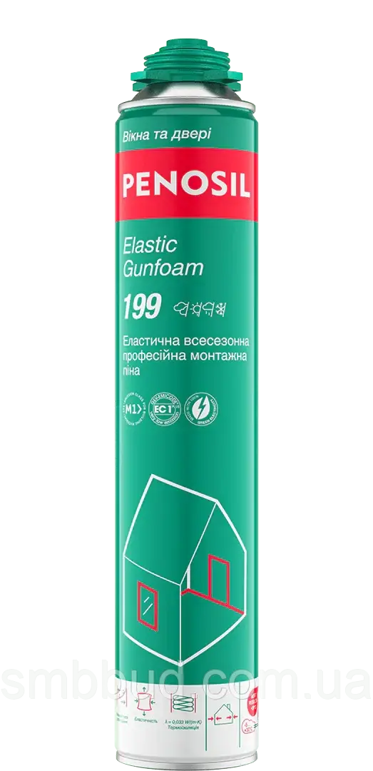 Еластична поліуретанова піна PENOSIL Elastic Gunfoam 750 мл