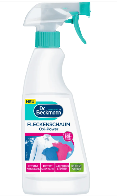Плямовивідник кисневий універсальний Dr. Beckmann Fleckenschaum Oxi Power 500 мл 4008455086811