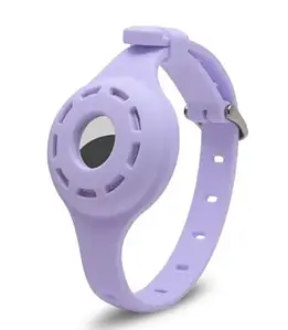 Нашийник Infinity Anti-Lost Pet Cat Collar Protective Tracker Purple з відділенням для AirTag