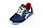Літні кросівки сітка Reebok колір синій, білий, червоний, фото 5
