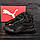 Літні кросівки сітка Puma чорні, фото 11