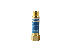 Зворотний клапан на газові редуктори Кисень, модель КОК 188 (М16) вогнепружні