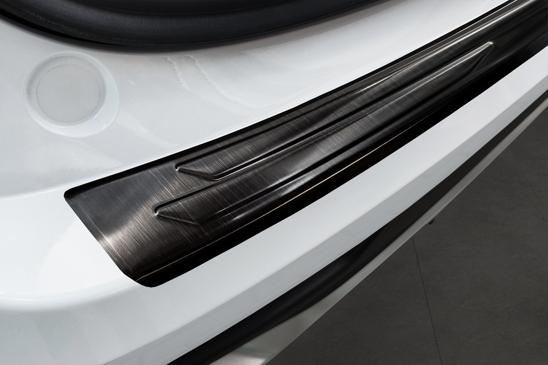 Захисна накладка на задній бампер для Lexus NX II (AZ20) 2021+ /чорна нерж.сталь/, фото 5