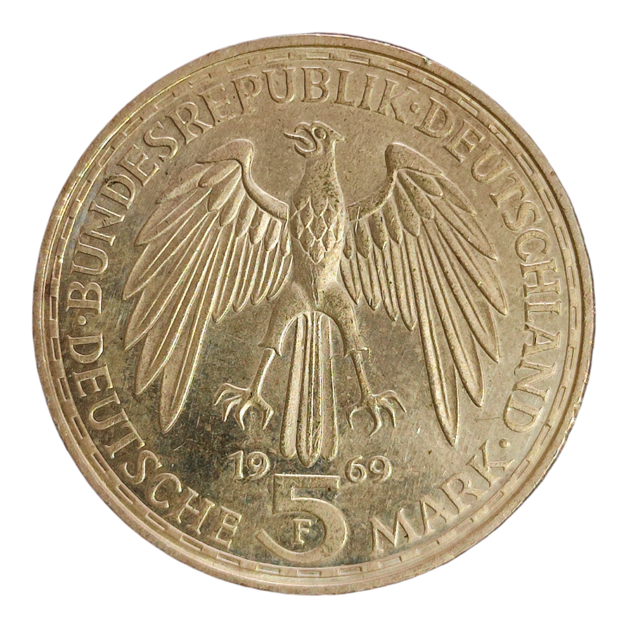 Німеччина 5 марок, 1969 375-та річниця - Смерть Герхарда Меркатора