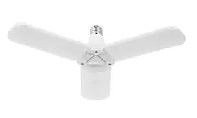 Складна світлодіодна лампа Fan Blade Led Bulb E27 з 3 лопатями. iC227