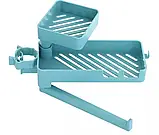 Полиця для ванної кімнати Shower Rack 3 в 1, Органайзер для миття на кухню, Полиця-органайзер SV227, фото 3