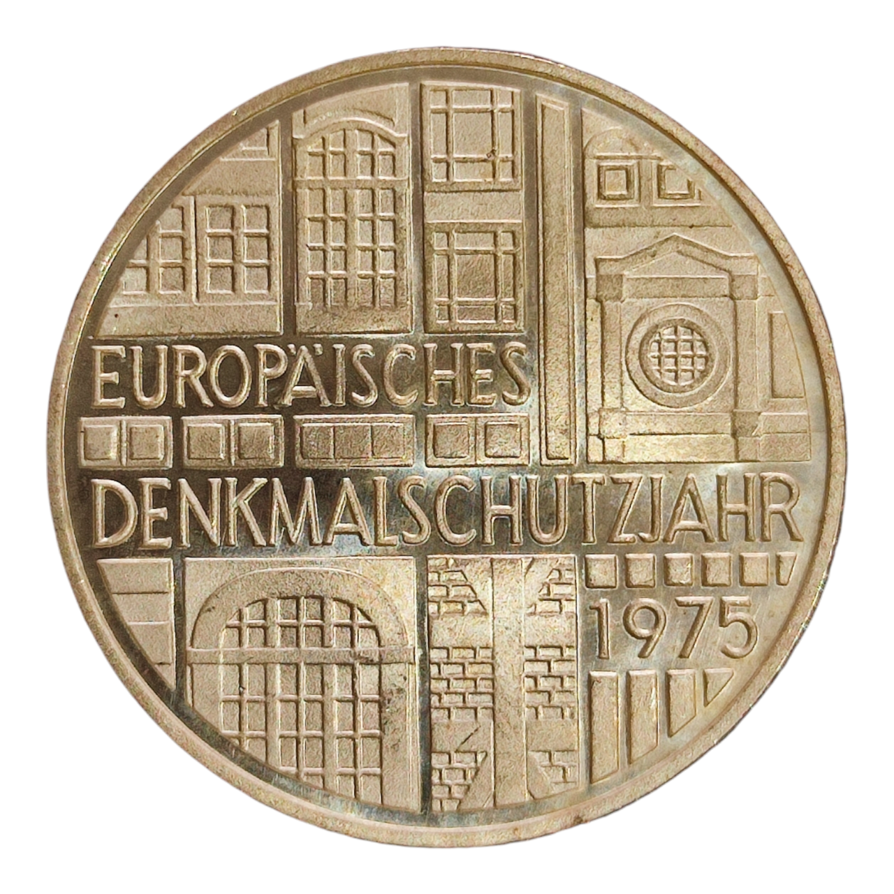 Німеччина 5 марок, 1975 Європейський рік охорони пам'яток