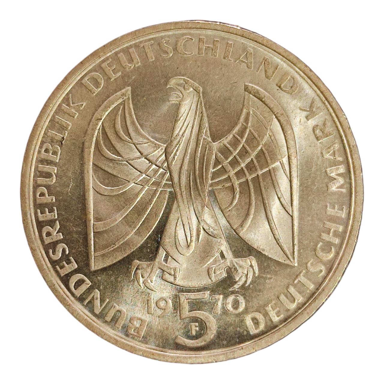 Німеччина 5 марок, 1970 200-та річниця - Народження Людвіга ван Бетховена