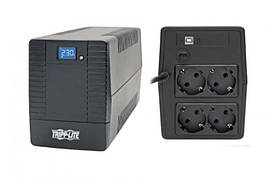 ДБЖ 1kVA 600W Line-Interactive UPS with 4 Schuko CEE 7/7 Outlets - AVR, 230V, 1.5 m Cord, LCD, USB, Tower