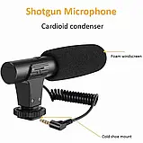 Штатив Трипод для Селфі та відео Video Making Kit AY-49, Тринога з Мікрофоном і спалахом, Набір для Блогера iC227, фото 4