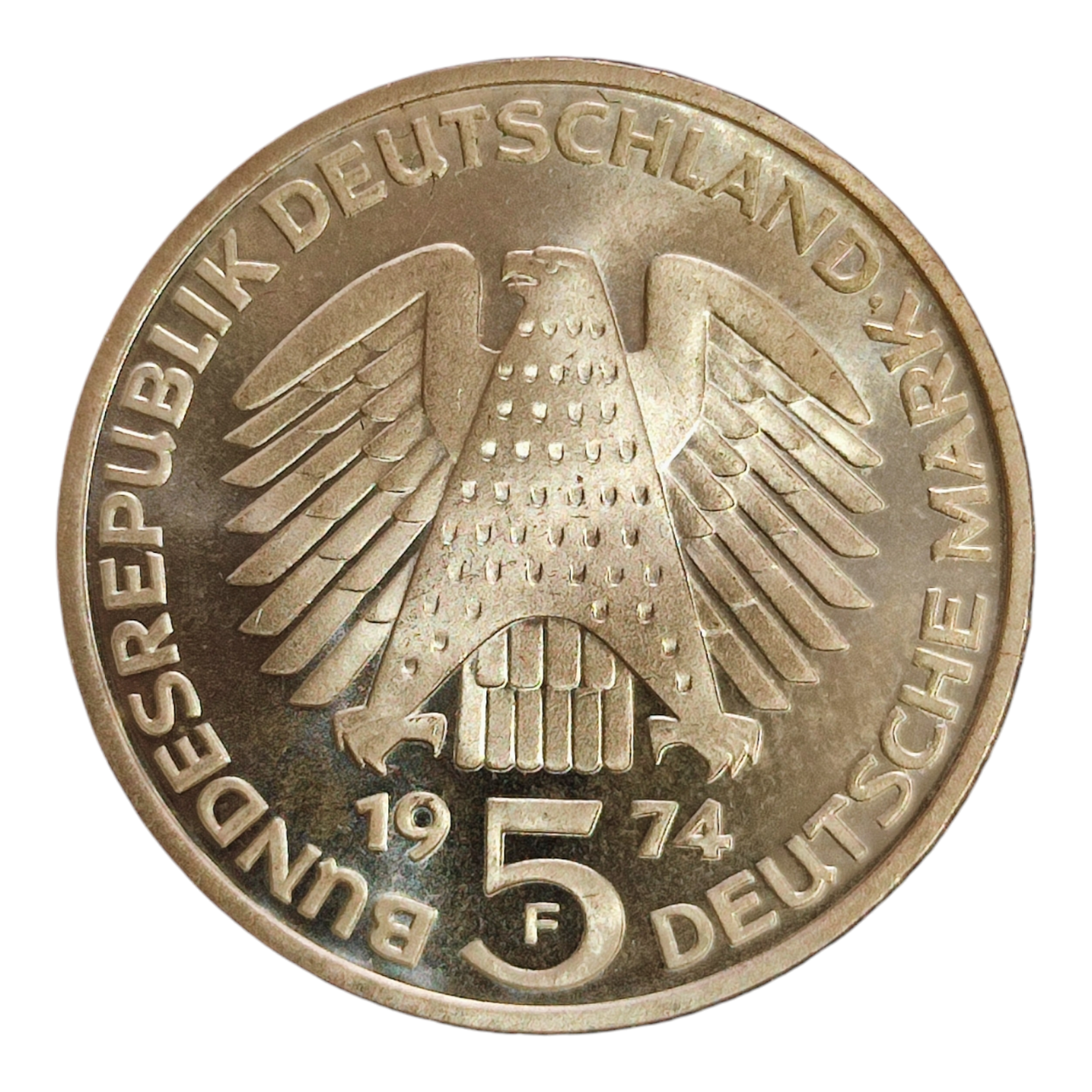Німеччина 5 марок, 1974 25-та річниця - Прийняття конституції ФРН