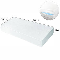 Матрац кокосовий пружинний Havana 140х200 см ортопедичний п'ятишаровий з чохлом