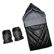 Конверт ,чохол ,муфти рукавиці на коляску на флісі