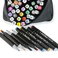 Набор маркеров для скетчинга 120 шт Touch Двухсторонние маркеры на спиртовой основе Скетч-маркеры