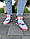 Кросівки Nike Air Jordan Retro 4 (Білі з червоним), фото 3