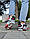 Кросівки Nike Air Jordan Retro 4 (Білі з червоним), фото 4