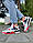 Кросівки Nike Air Jordan Retro 4 (Білі з червоним), фото 5