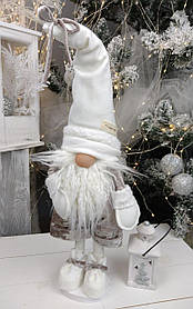 Іграшка новорічна Хлопчик 50см. Гном скандинавський. Ельф інтер'єрний Різдвяний ельф, санта клаус новорічний, іграшка м'ягка