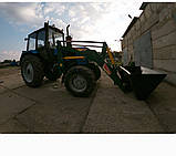 Фронтальний навантажувач КУН на трактор МТЗ-80, МТЗ-82, ЮМЗ, фото 2