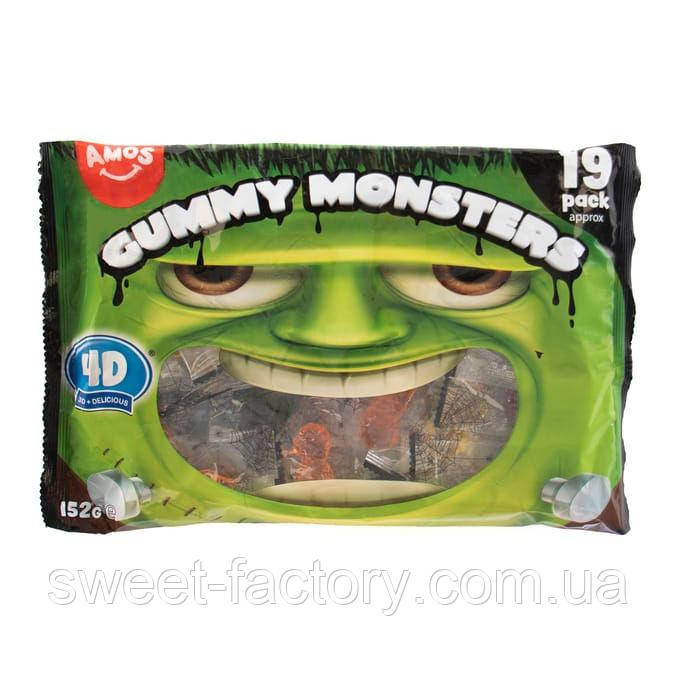 Желейні цукерки Amos Gummy Monsters 19s 152g