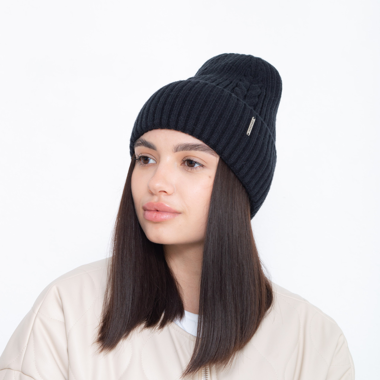 Шапка Paula (кашемір)  чорний