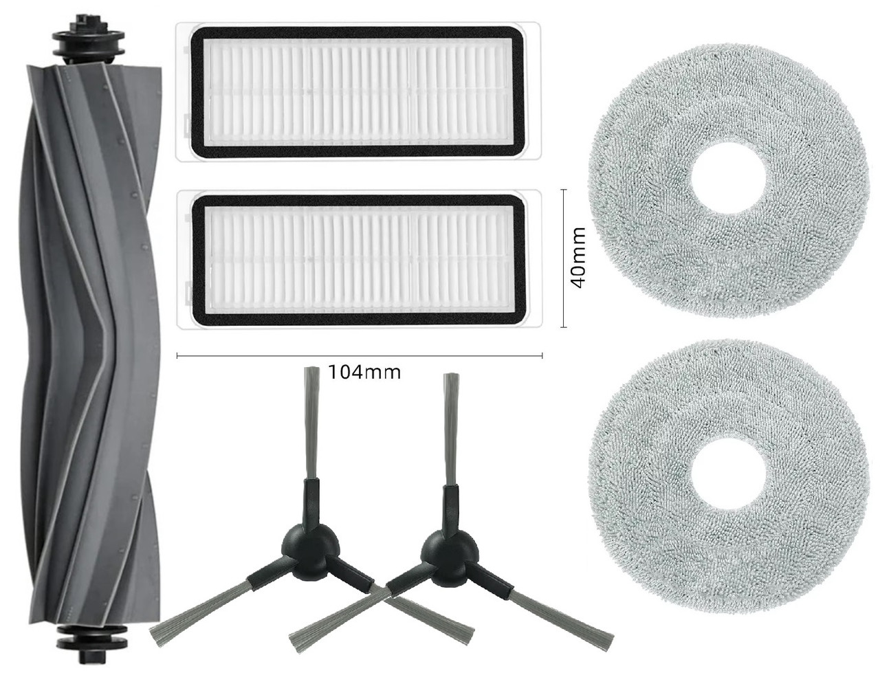Комплект №2 для робота-пилососа Dreame Bot L20 Ultra White ( RLX41CE ) / L30 Ultra