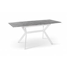 Стіл обідній розкладний з металу і МДФ Х'юстон 130(+40)х77 Мікс Меблі