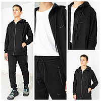 Спортивний костюм KD-0124 Nike (діагональ) чорний