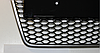 Решітка радіатора Ауді A6 C6 стиль RS6, чорна + хром рамка (04-11 р.в.), фото 7