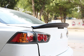 Спойлер багажника Mitsubishi Lancer X стиль Duck Tail (ABS-пластик)