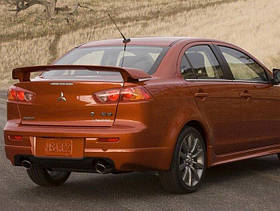 Спойлер багажника Mitsubishi Lancer X Standart Design (ABS-пластик)