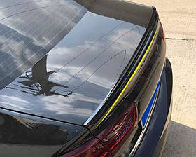 Cпойлер багажника Audi A6 С7 стиль S6 (ABS-пластик)