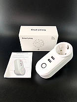 Розумна розетка M31 (16A, 2USB, керування через додаток, таймер, дистанційне керування), фото 4