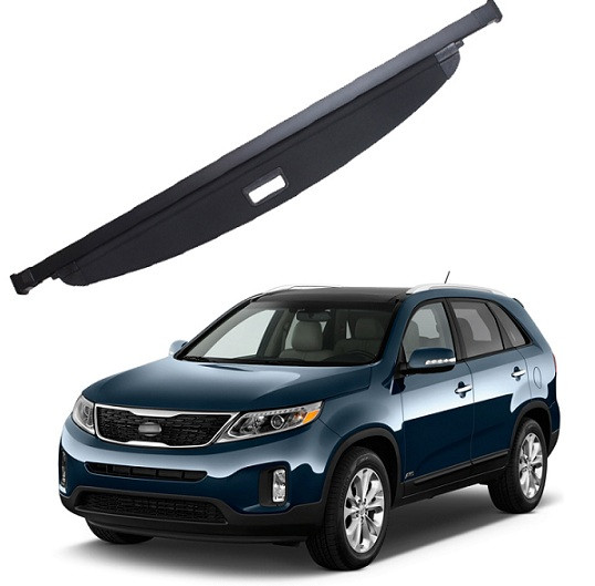 Задня накладка (шторка, полка) багажника Kia Sorento 3 (15-20 р.в.)