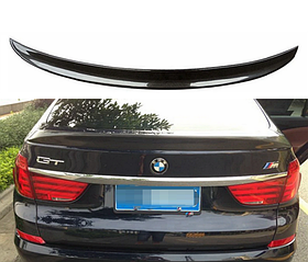 Спойлер на BMW 5 серии F07 GT чорний глянсовий ABS-пластик (09-13 р.в.)