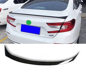 Спойлер на Honda Accord 10 чорний глянсовий (ABS-пластик)