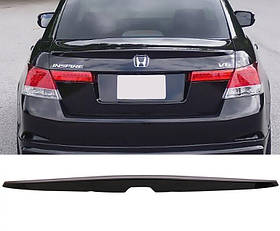 Спойлер на Honda Accord 8 USA чорний глянсовий ABS-пластик (2007-2012)