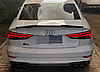Спойлер на Audi A3 8V стиль М4 чорний глянсовий ABS-пластик, фото 4