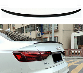 Спойлер на Audi A4 B9 стиль S4 чорний глянсовий ABS-пластик